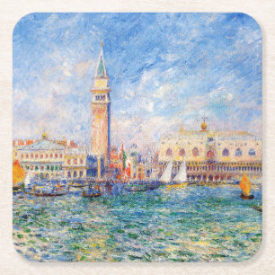 Dessous-de-verre Carré En Papier Venise, Venezia, Renoir