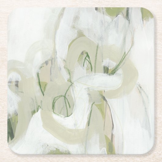 Dessous-de-verre Carré En Papier Verge (Devant)