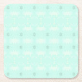 Dessous-de-verre Carré En Papier vert (Devant)