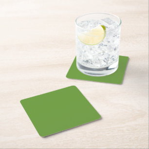 Dessous-de-verre Carré En Papier Vert Avocat