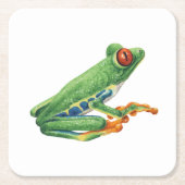 Dessous-de-verre Carré En Papier Vert clair (Devant)