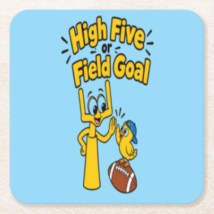 Dessous-de-verre Carré En Papier Vêtements pour enfants de dessin animé High Five o