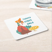 Dessous-de-verre Carré En Papier Vibes Turquie uniquement Plaque en papier (Incliné)