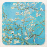 Dessous-de-verre Carré En Papier Vincent van Gogh - Fleur d'amandes<br><div class="desc">Almond Blossom / Branches with Almond Blossom - Vincent van Gogh,  Oil on Canvas,  1890</div>