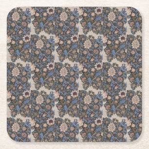 Dessous-de-verre Carré En Papier Vintage William Morris Evenlode Textile Design