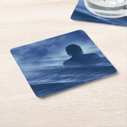 Dessous-de-verre Carré En Papier Visez-le seul (Incliné)