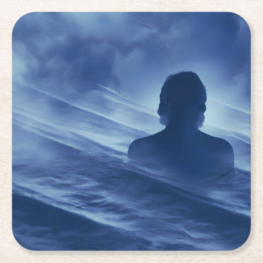 Dessous-de-verre Carré En Papier Visez-le seul (Devant)