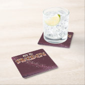 Dessous-de-verre Carré En Papier Voler en Suède (En situation)