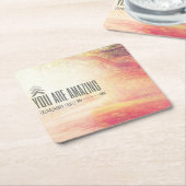 Dessous-de-verre Carré En Papier Vous êtes extraordinaires (Incliné)