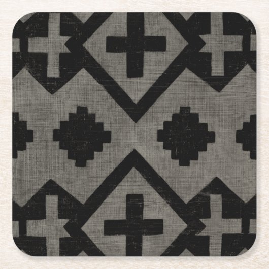 Dessous-de-verre Carré En Papier Voyage de minuit I (Devant)