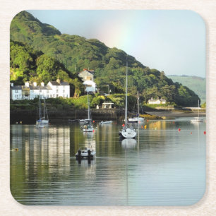 DESSOUS-DE-VERRE CARRÉ EN PAPIER VUES DES ALLES