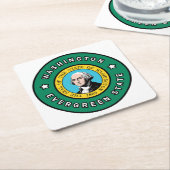 Dessous-de-verre Carré En Papier Washington (Incliné)