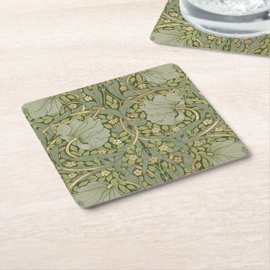 Dessous-de-verre Carré En Papier William Morris (Incliné)