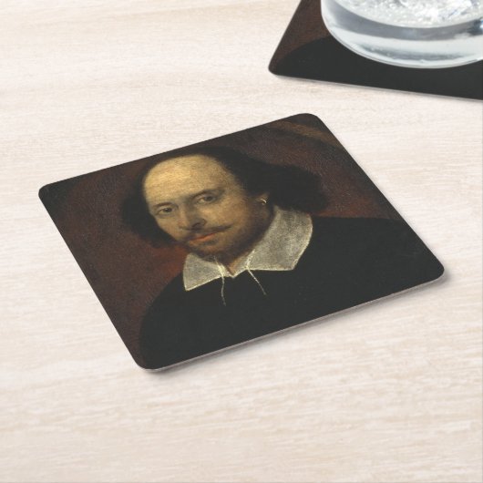 Dessous-de-verre Carré En Papier William Shakespeare (Incliné)