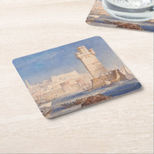 Dessous-de-verre Carré En Papier William Turner Rhodes