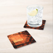 Dessous-de-verre Carré En Papier Window Light Abstract (En situation)