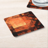 Dessous-de-verre Carré En Papier Window Light Abstract (Incliné)