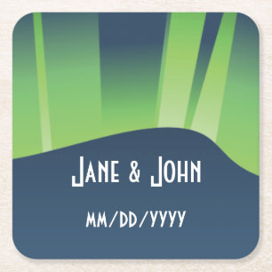 Dessous-de-verre Carré En Papier Winter Wonderland Dessous de verre en papier Auror