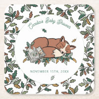 Woodland Storybook Fall Fox Baby shower