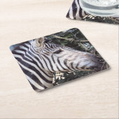 Dessous-de-verre Carré En Papier Zèbre (Incliné)