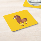 Dessous-de-verre Carré En Papier Zora le cheval (Incliné)