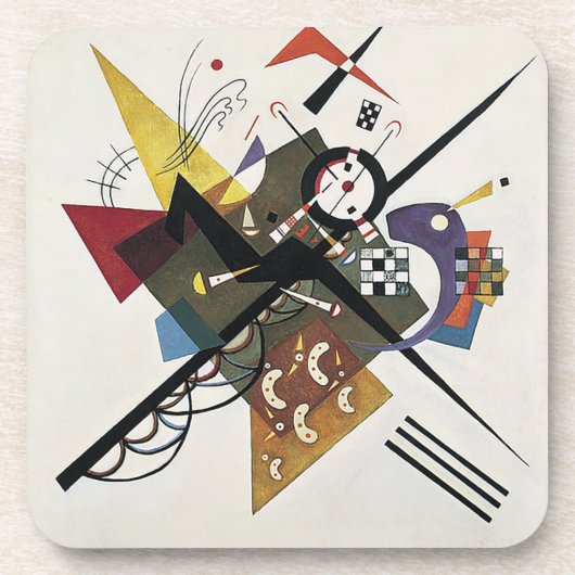 Dessous de verre Carré inspiré Kandinsky (Devant)