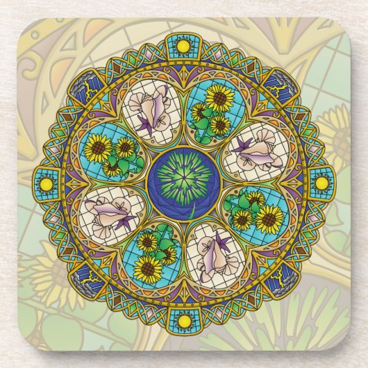 Dessous de verre Carré Summer Nouveau (Devant)