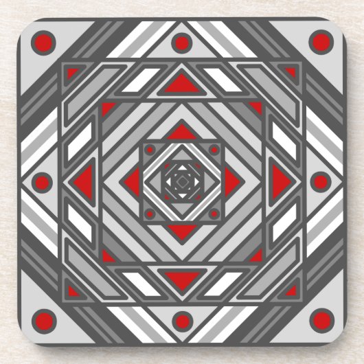 Dessous de verre Carré Tunnel Vision (Devant)