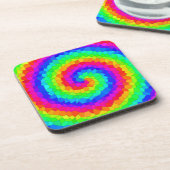 Dessous-de-verre Carreaux de mosaïque arc-en-ciel (Côté gauche)