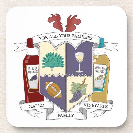 Dessous de verre carrés (Devant)