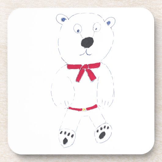 Dessous de verre Carrés Barry Bear (Devant)