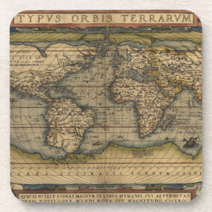 Dessous-de-verre Carte antique du monde