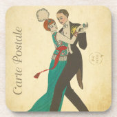 Dessous-de-verre Carte Beverage Postale Coaster (Devant)