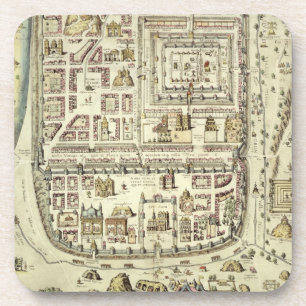 Dessous-de-verre Carte de Jérusalem et des abords, de 'C