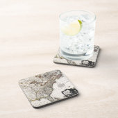 DESSOUS-DE-VERRE CARTE DE L'AMÉRIQUE, 1809 (Côté Droit)