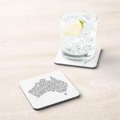 Dessous-de-verre Carte de l'argot australien (Côté Droit)