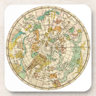 Dessous-de-verre Carte de l'étoile du ciel sud et de la configurati