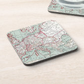 Dessous-de-verre CARTE De l'EUROPE, 12ème siècle (Côté gauche)