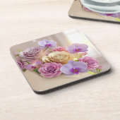 Dessous-de-verre Carte de voeux 3D Splendor Springtime avec Dew-Kis (Côté gauche)