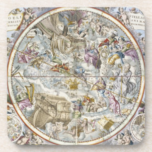 Dessous-de-verre Carte des constellations chrétiennes comme