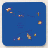 Dessous de verre Carte du Cap Vert (Devant)