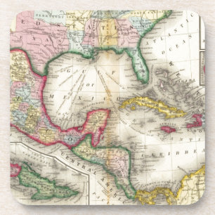 Dessous-de-verre Carte Du Mexique, Amérique Centrale