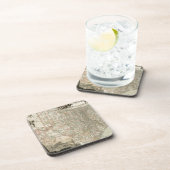 Dessous-de-verre Carte du Texas aux frontières du comté (Côté Droit)