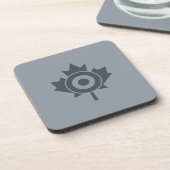 Dessous-de-verre Carte graphique de la feuille d'érable canadienne (Côté gauche)