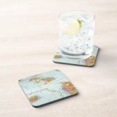 Dessous-de-verre Carte : Hawaï, 1905 (Côté Droit)