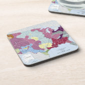 DESSOUS-DE-VERRE CARTE : INDIENS D'AMERIQUE (Côté gauche)