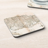 Dessous-de-verre CARTE : La JAMAÏQUE, 1755 2 (Côté gauche)