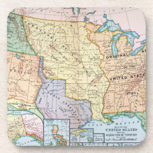 Dessous-de-verre Carte : Les USA Expansion, 1905