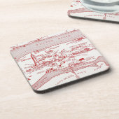 Dessous-de-verre CARTE : MANHATTAN, c1935 (Côté gauche)