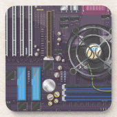 Dessous-de-verre Carte mère de l'ordinateur (Devant)